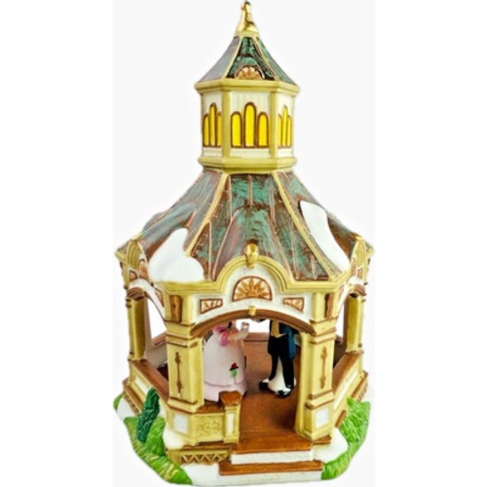 Department 56 Anniversary Gazebo Dickens Village Cheers To 40 Years 2016 - Picture 2 of 16